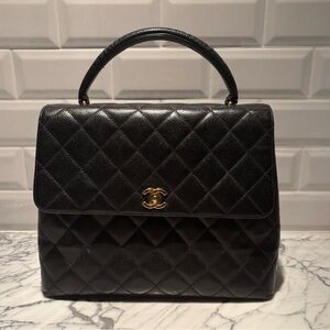 Vintage 2002/03 Chanel Kelly Medium Top Handle